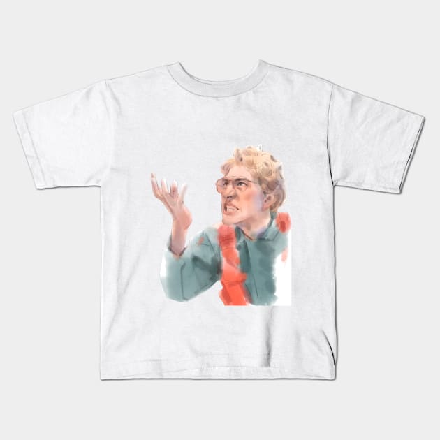 Matt, the radar technician Kids T-Shirt by christinechangart